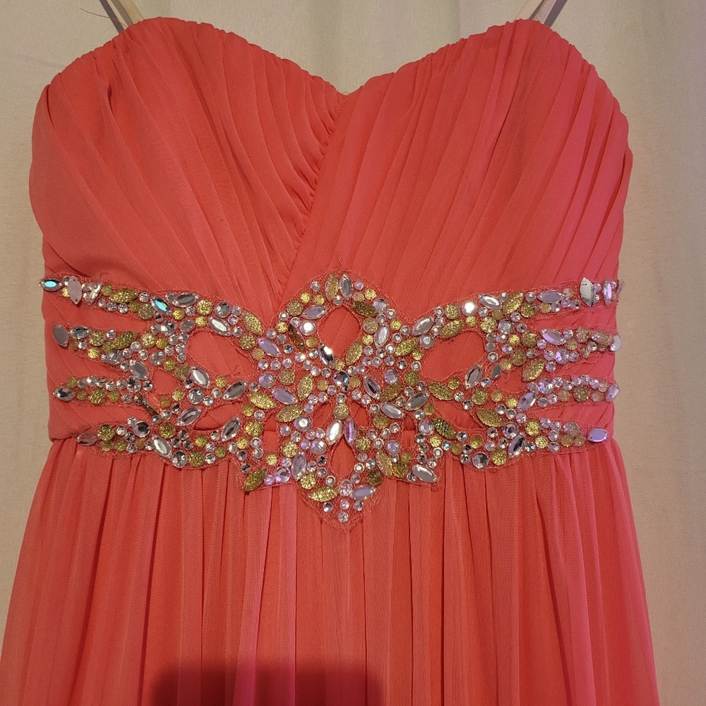 Pink prom dress